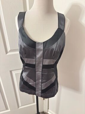 Cache Black Silk Blend Top